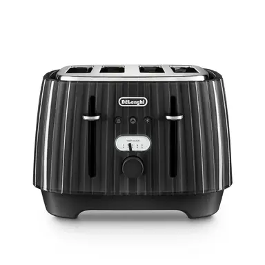 De’Longhi Ballerina 4 Slice Toaster, Black, CTD4003.BK
