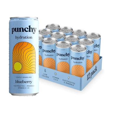 Punchy Hydratatie met bosbes 12 x 330 ml