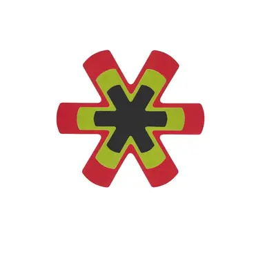 Set of 3 Pan Protectors - Red/Green/Grey