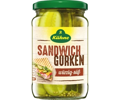 Kühne Sandwich Gurken 370 ml