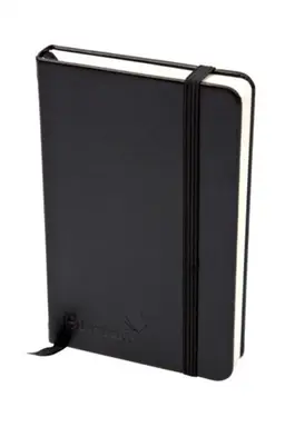Silvine Executive A5 Casebound Soft feel Notebook Black