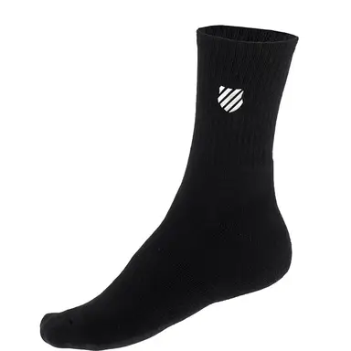 Kswiss Chaussettes Crew Hypercourt noir 39-42 (2 paires)