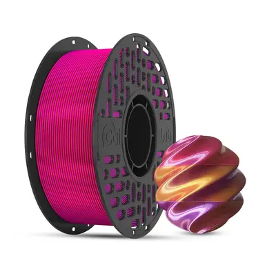 CAILAB 3D-Drucker-Filament PLA Silk, dreifarbig – Rot & Gold & Violett