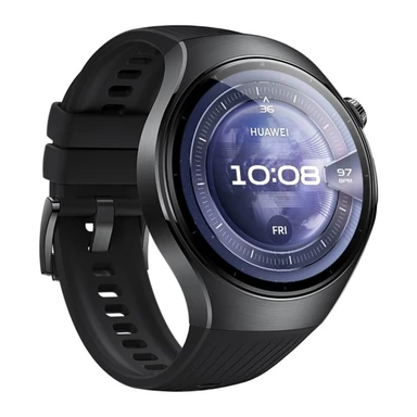 Huawei Watch 5 (Rates-L19F) Schwarzes Fluoroelastomer-Armband