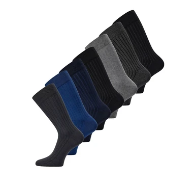 JBS 7er-Pack Ripp-Socken aus Bambus Mehrfarbig 41-44