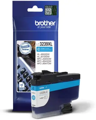 Brother LC3239XLC inktcartridge 1 stuk origineel cyaan