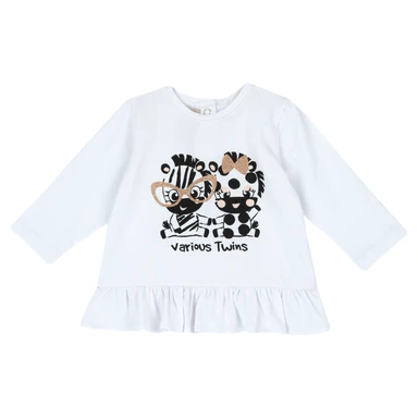 Chicco trajekt T-shirt - langarm - wit - 68 cm