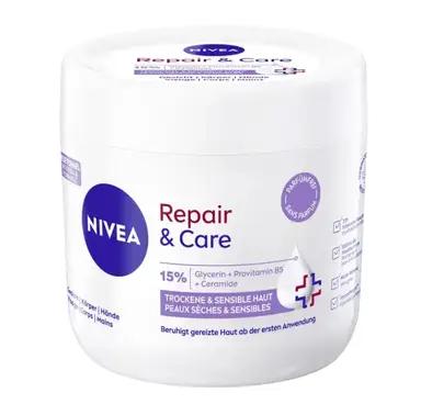 NIVEA Repair & Care Creme Tiegel Parfümfrei 400 ml