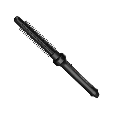 TRESemmé Slim Ceramic Hot Brush – 19mm Slim Barrel, Ceramic Coating, Fast Heat-Up, 10 Heat Settings – Black, 9371TU