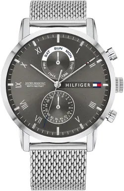 Tommy Hilfiger 1710402 Silver Plated Multi Dial Quartz Watch