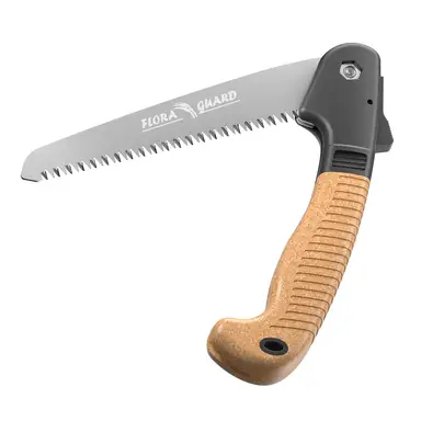 FLORA GUARD Faltbare Hand- und Gartenbaumsäge, Premium-Gartenbaumsäge, aus hochwertigem SK-5-Stahl, für Bushcraft, Camping, Holzarbeiten, Baum- und Straubenschneiden