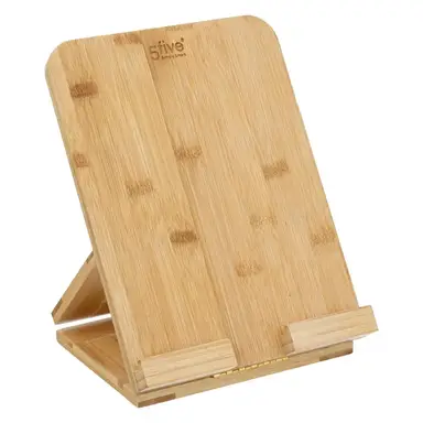 5Five Bambus Tabletständer Desktopständer Handyhalter iPad-Ständer - 26 x 20 cm