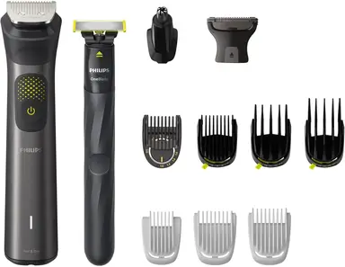Philips Multigroom series 9000 13-in-1 baardtrimmer en haarschneider inclusief OneBlade - zwart