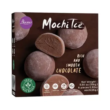Buono Mochis glacés au chocolat - 156 g