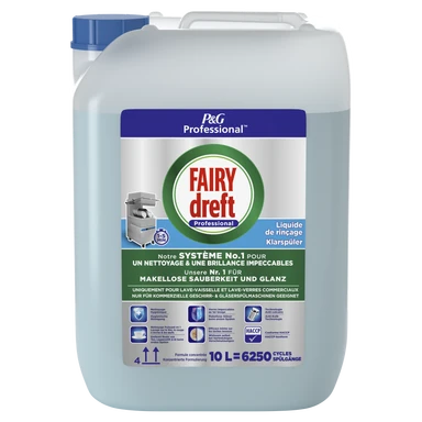 Fairy liquide de rinçage lave-vaisselle professionnel 10 L