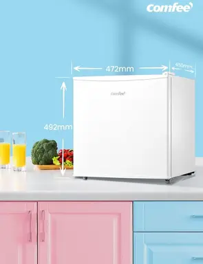 Comfee mini-koelkast 43 liter met temperatuurregeling [Energieklasse E]