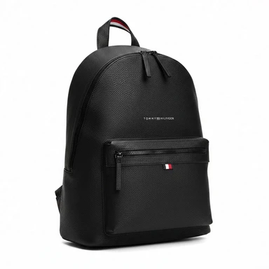 Tommy Hilfiger essential PU-rugzak, zwart, heren, One Size