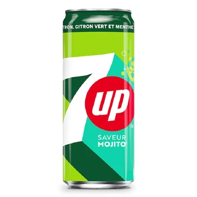 Canette de Soda Seven Up Mojito 33cl