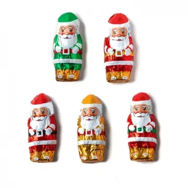 Gunz Milk Chocolate Christmas Foiled Santa - 12 x 150g