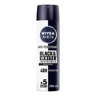 NIVEA MEN Invisible Black & White Spray 200ml