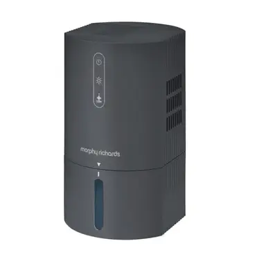 Morphy Richards PureFresh 0.9L Dehumidifier – Grey, Compact & Energy Efficient, 822001