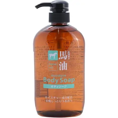 Kumano Savon pour le corps hydratant à l’huile de cheval 600 ml