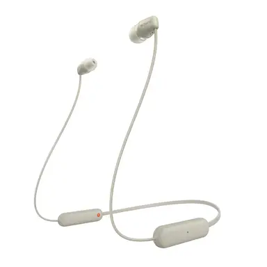 Sony WI-C100 Wireless Neckband Earphones (Taupe)