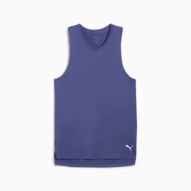 Puma Men's Run Graphic Mesh Singlet - Blue Crystal