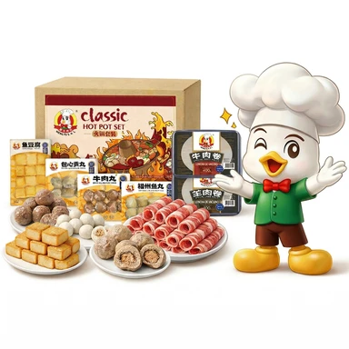 Meng Fu Hotpot-Set (Rindfleisch- & Lammrollen)