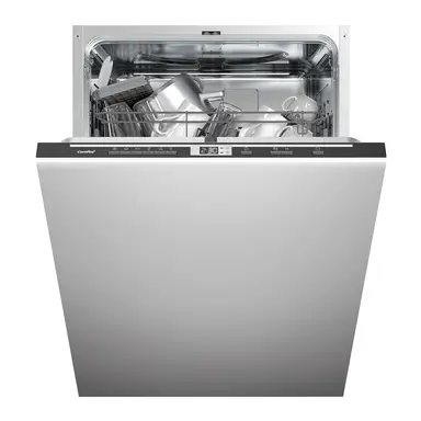 COMFEE' KWH-BD1413I-B Fully Integrated Dishwasher with 14 Place Settings, Auto Door Open Drying, 44dB Low Noise, Built-in Dishwasher with Auto Sensing Wash, Rapid Wash, Adjustable Upper Basket - Black