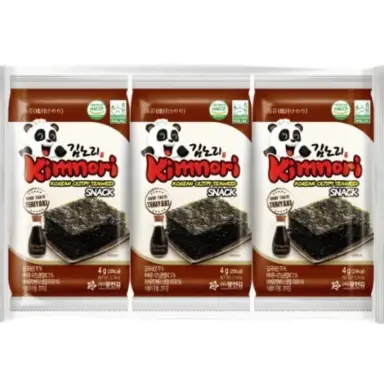 Kimnori Gewürzter Seetang TERIYAKI 3x4g