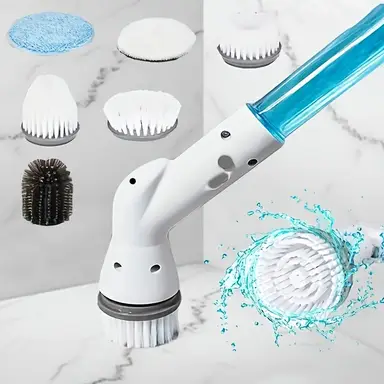 Iagreea Electric Spin Scrubber, Liquid Storage Design, Basic Style for Cleaning