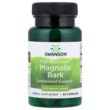 Swanson Full Spectrum Magnolia Bark Sleep Calm 400mg - 60 Capsules
