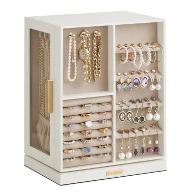 SONGMICS Jewelry  Box, 24x17x28cm