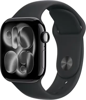 APPLE Watch Series 11 GPS 42mm Jet Black Aluminium Case with Black Sport Band - M/L