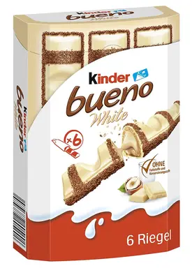 Kinder Bueno White Chocolate 6 Pieces 117g