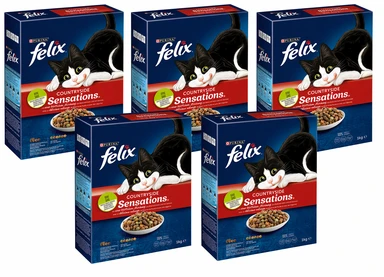 Felix Kattenvoer Droog Countryside Sensations 5 x 1 kg