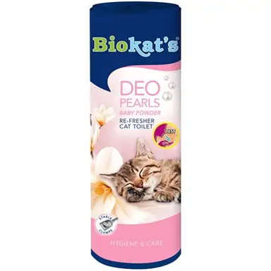 Biokat’s Deo Pearls Katzenstreu mit Babypuder 700 g
