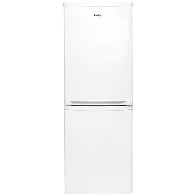Amica FK1974 55cm Wide Static Fridge Freezer, 50/50, White, E Rated