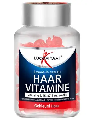 Lucovitaal Haar Vitamine Gekleurd Haar - Leave-in serum - 25 twist-off softgels
