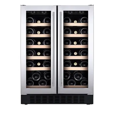 CDA CFWC624SS 60cm Wide Wine Cooler, Stainless Steel, G Rated
