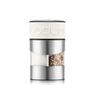 Bodum TWIN 2-in-1 Salt and Pepper Grinder - White