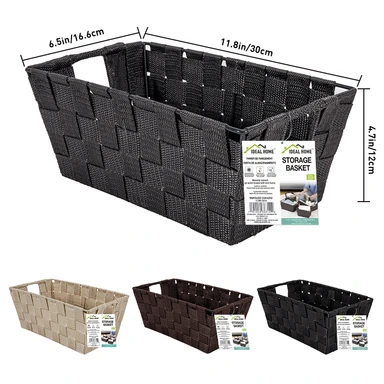 Ideal Home Weaving Storage Basket 30x16.6x12cm