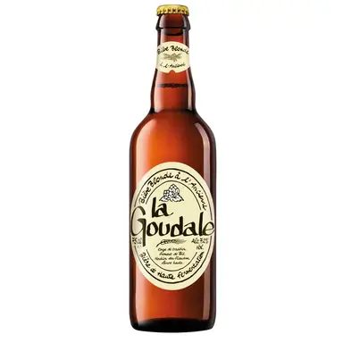 LA GOUDALE Bière blonde à l'ancienne 7,2 % - 75 cl