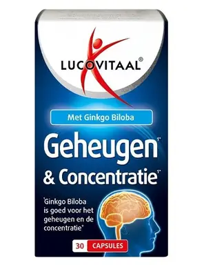 Lucovitaal Geheugen & Concentratie 30 capsules