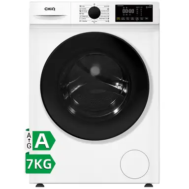 CHiQ JKW75883W 7kg 1200 Spin Freestanding Washing Machine - White - A Rated