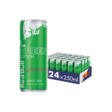 Red Bull boisson énergisante goût fruit du dragon 24-25 cl