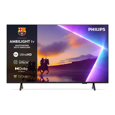 Philips Ambilight 43PUS8500 4K LED Smart TV - 43 Zoll Display mit Pixel Precise Ultra HD, Titan OS, Dolby Vision und Dolby Atmos Sound [Energieklasse F]