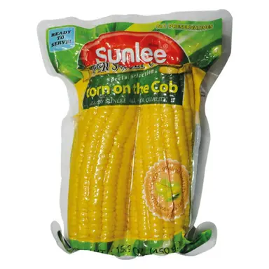 Sunlee zoete maïskolven (2 stuks) 450 g 1 verpakking