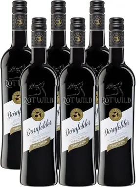 Rotwild dornfelder trocken rotwein 6x0,75 L